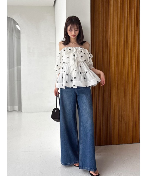 �ڴ��ָ���10%OFF��SNIDEL ���ʥ��ǥ�  ���ե����ܥ�塼��ե��֥饦�� SWFB262017 /����󥻥������Բľ��ʡ������ˤ�15���ޤ�¨��ȯ��(���˰ʳ�)��