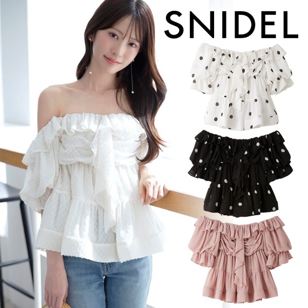 �ڴ��ָ���10%OFF��SNIDEL ���ʥ��ǥ�  ���ե����ܥ�塼��ե��֥饦�� SWFB262017 /����󥻥������Բľ��ʡ������ˤ�15���ޤ�¨��ȯ��(���˰ʳ�)��