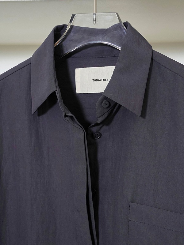 SOLD OUT】TODAYFUL トゥデイフル Sliky Pocket Shirts 12520405