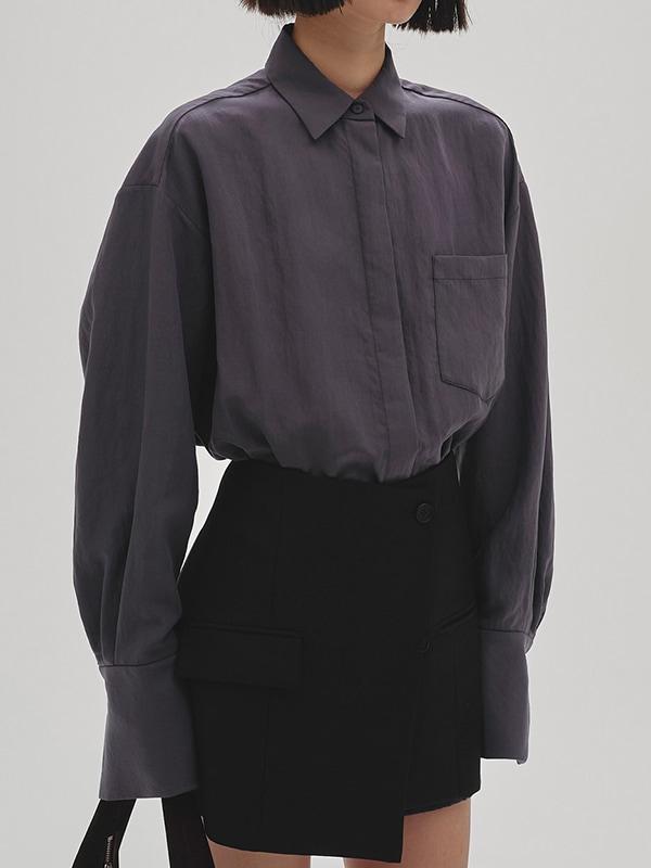 トップス TODAYFUL Sliky Pocket Shirts SOLD OUT】TODAYFUL トゥデイフル Sliky Pocket Shirts 12520405