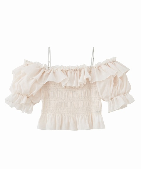 SALE20%OFF】COCODEAL ココディール シャーリングオフショル