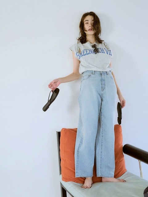 SALE60%OFF】Ungrid アングリッド ルーズフィットテーパードデニム