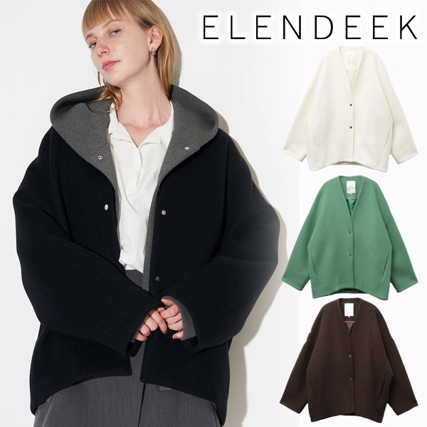 SALE30%OFF】ELENDEEK エレンディーク FORM SHORT WOOL CT フォルム