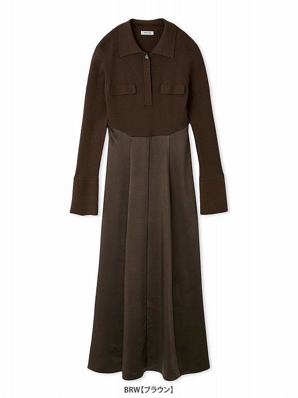 期間限定20%OFF】FRAY I.D フレイアイディー オープンポロカラーニット