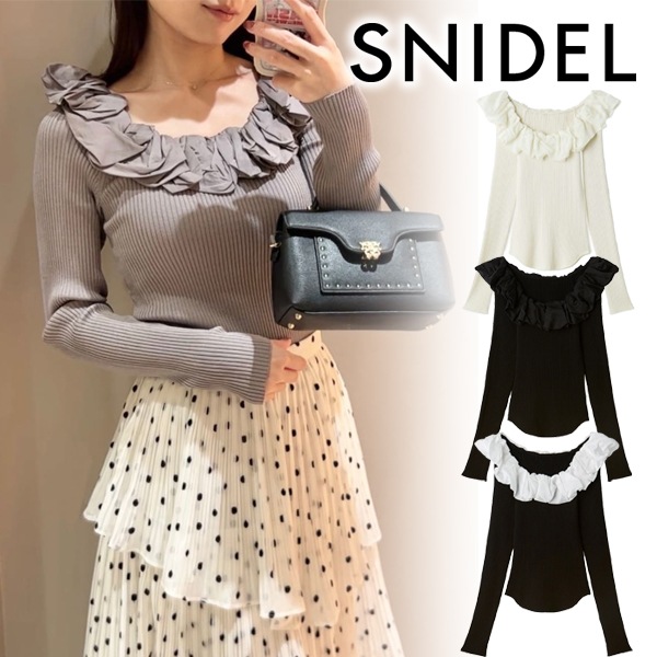 ��SALE30%OFF��SNIDEL ���ʥ��ǥ�  �������ե��˥åȥץ륪���С� SWNT255135  /����󥻥������Բľ��� �������ˤ�15���ޤ�¨��ȯ��(���˰ʳ�)��