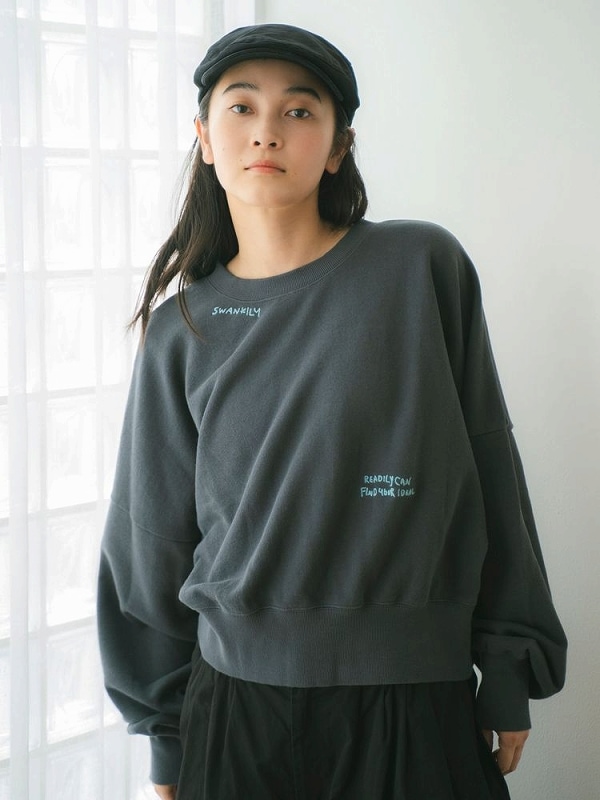 ungrid 新宿限定スウェット Ungrid（アングリッド） トレーナー スウェット 「WEB限定」ラグラン