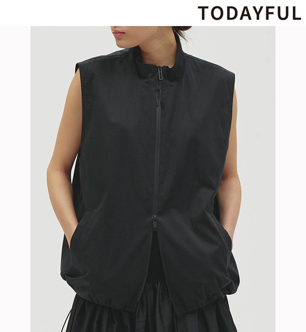 ��SOLD OUT�ۡ�SALE30%OFF��TODAYFUL �ȥ��ǥ��ե�  Standcollar Zip Vest 12610109  /����󥻥������Բľ��� �������ˤ�15���ޤ�¨��ȯ��(���˰ʳ�)��