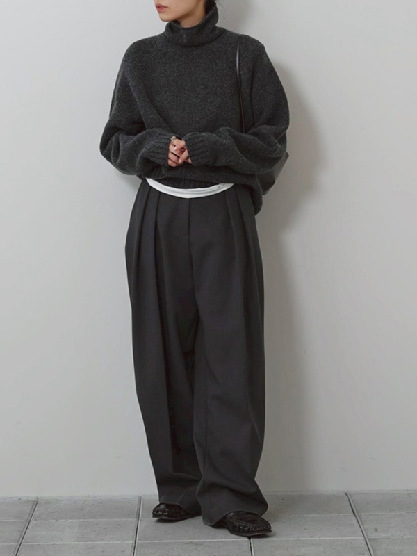��ͽ���ʡ�TODAYFUL �ȥ��ǥ��ե�  Wool 100% Turtle Knit 12620521 12�����1��������ͽ�� /����󥻥������Բľ���