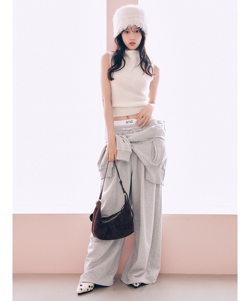 ��SOLD OUT�ۡڴ��ָ���10%OFF��SNIDEL ���ʥ��ǥ�  �ߥ顼���㡼���դ����������Хå� SWGB264633  /����󥻥������Բľ��� �������ˤ�15���ޤ�¨��ȯ��(���˰ʳ�)��