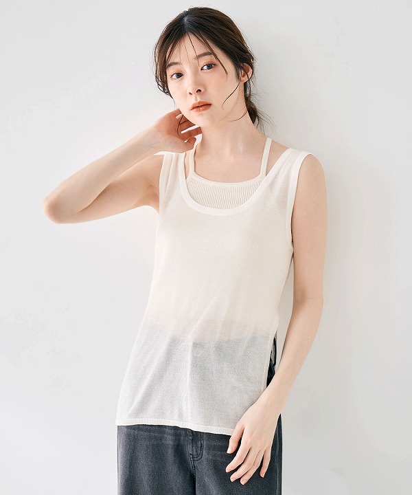 SALE60%OFF】COCODEAL ココディール アメスリキャミ×タンクレイヤード