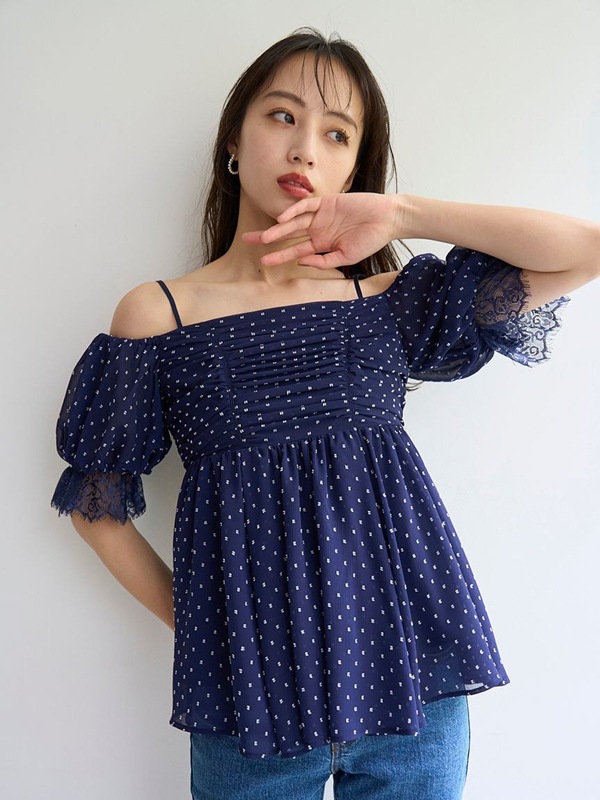 ��SALE40%OFF��SNIDEL ���ʥ��ǥ�  �Хꥨ���ե����졼������˥å� SWFB254202  /����󥻥������Բľ��ʡ������ˤ�15���ޤ�¨��ȯ��(���˰ʳ�)��