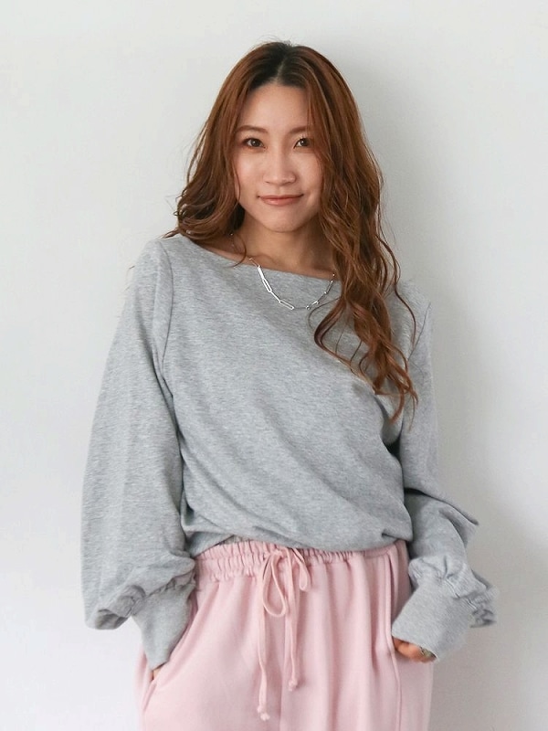 SALE40%OFF】Ungrid アングリッド タックオフショルスウェット