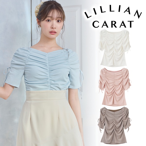 ��SALE40%OFF��LILLIAN CARAT ��ꥢ�󥫥�å�  ���㥶���ǥ�����ȥåץ� 46221307  �ͥ��ݥ�����̵�� /����󥻥������Բľ��� �������ˤ�15���ޤ�¨��ȯ��(���˰ʳ�)��