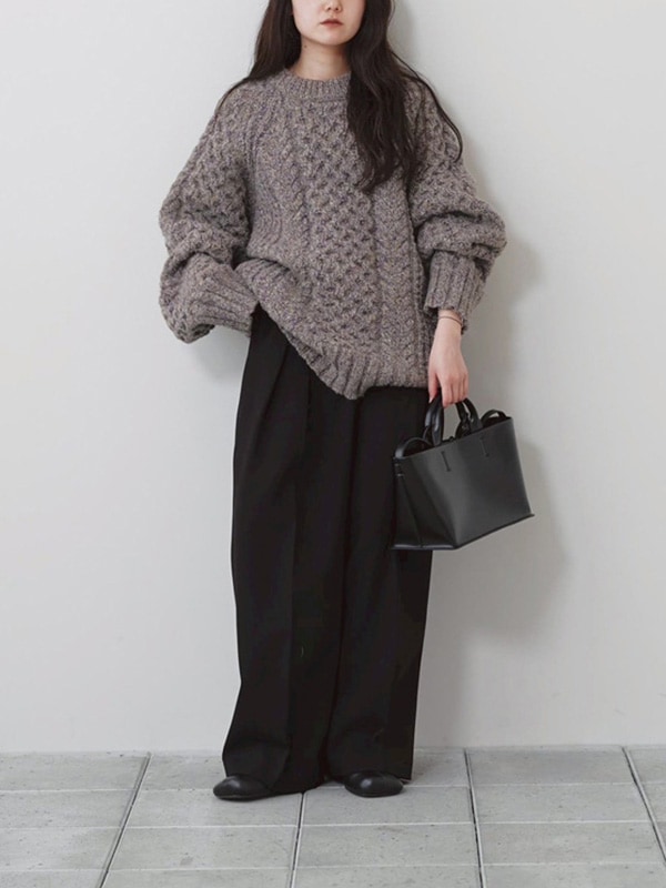 ��ͽ���ʡ�TODAYFUL �ȥ��ǥ��ե�  Bonding Wide Trousers 12620702 12�����1��������ͽ�� /����󥻥������Բľ���