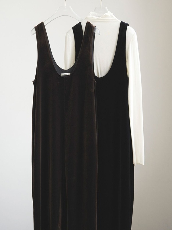 SOLD OUTanuke ̡  Velour Uneck Onepiece 62520314 /󥻥Բľʡˤ15ޤ¨ȯ(˰ʳ)