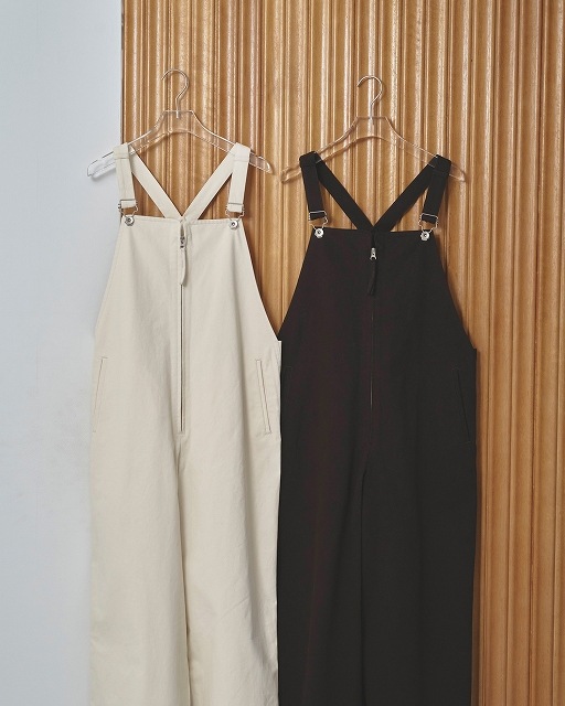 TODAYFUL トゥデイフル Frontzip Twill Salopette 12520318