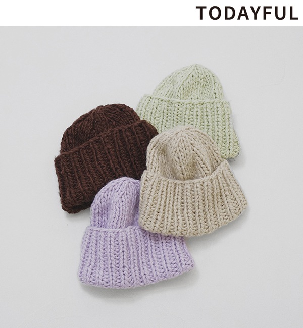 ��ͽ���ʡ�TODAYFUL �ȥ��ǥ��ե�  Lowgauge Hand Beanie 12621022 12�����1��������ͽ�� /����󥻥������Բľ���