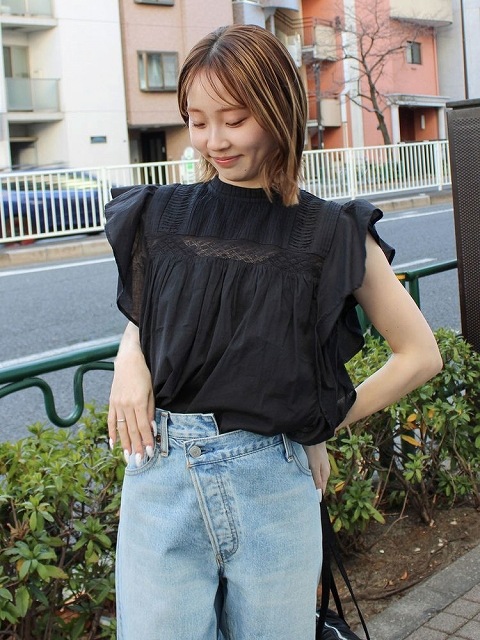 アングリッド SOLD OUT】【SALE50%OFF】Ungrid アングリッド コットンノースリ