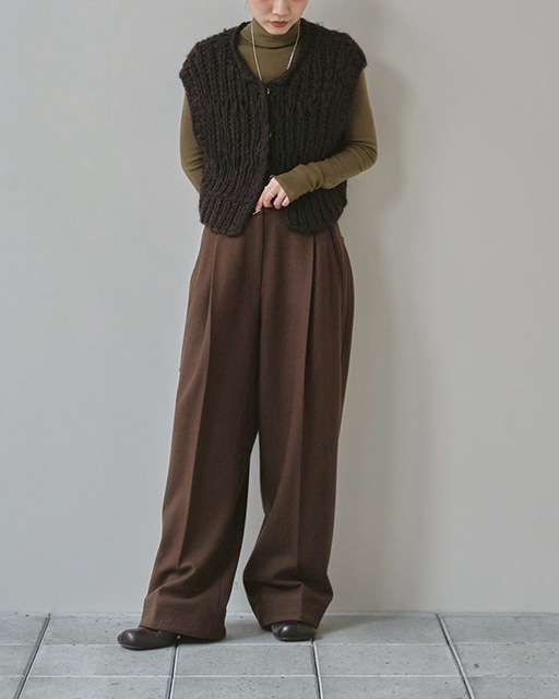 ��SALE20%OFF��TODAYFUL �ȥ��ǥ��ե�  Mix Handknit Vest 12520525 /����󥻥������Բľ��ʡ������ˤ�15���ޤ�¨��ȯ��(���˰ʳ�)��