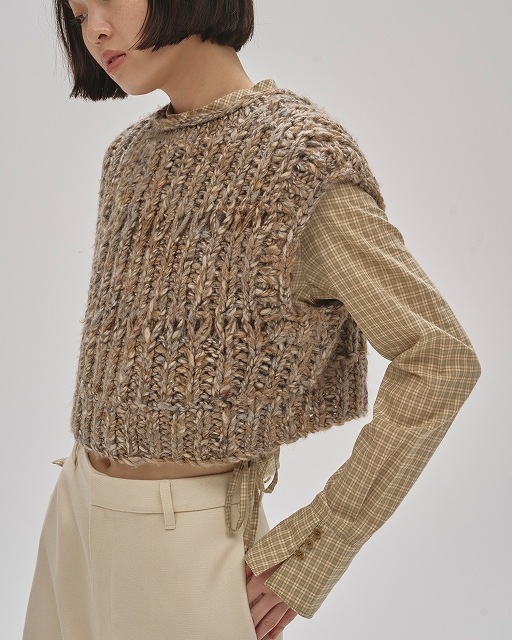 ��SALE20%OFF��TODAYFUL �ȥ��ǥ��ե�  Mix Handknit Vest 12520525 /����󥻥������Բľ��ʡ������ˤ�15���ޤ�¨��ȯ��(���˰ʳ�)��