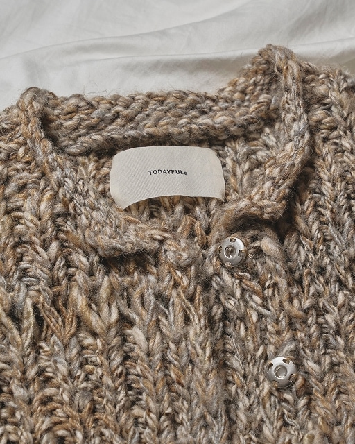 ��SALE20%OFF��TODAYFUL �ȥ��ǥ��ե�  Mix Handknit Vest 12520525 /����󥻥������Բľ��ʡ������ˤ�15���ޤ�¨��ȯ��(���˰ʳ�)��