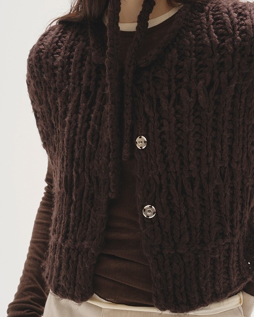��SALE20%OFF��TODAYFUL �ȥ��ǥ��ե�  Mix Handknit Vest 12520525 /����󥻥������Բľ��ʡ������ˤ�15���ޤ�¨��ȯ��(���˰ʳ�)��