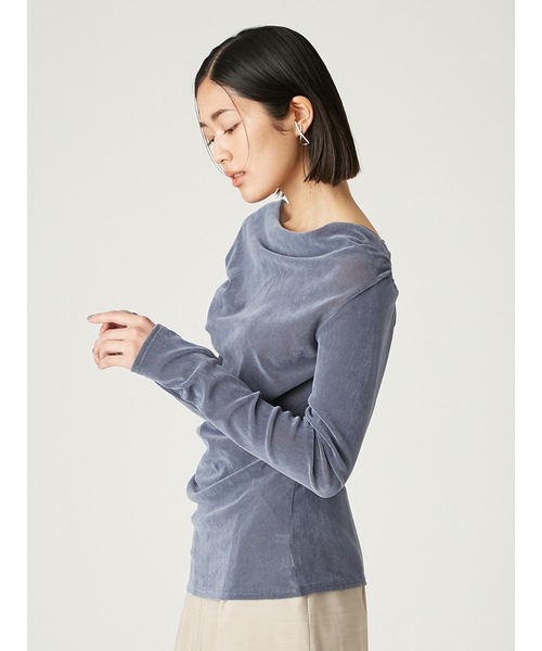 新品　FRAYI.Dフレイアイディー　デコルテタック フロッキーチュールトップス SOLD OUT】【期間限定10%OFF】FRAY I.D フレイアイディー