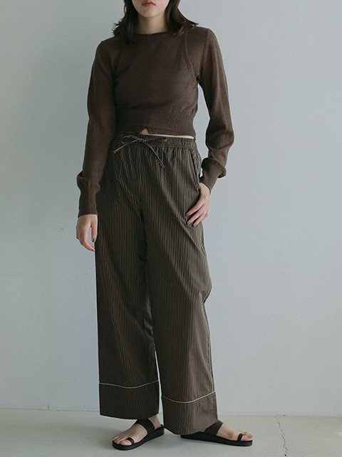 【SALE】anuke アンヌーク 即日発送 Layered Mohair Knit  レイヤードモヘアニット 62510509 長袖 ニット ànuke online store（アンヌーク） / Layered Mohair