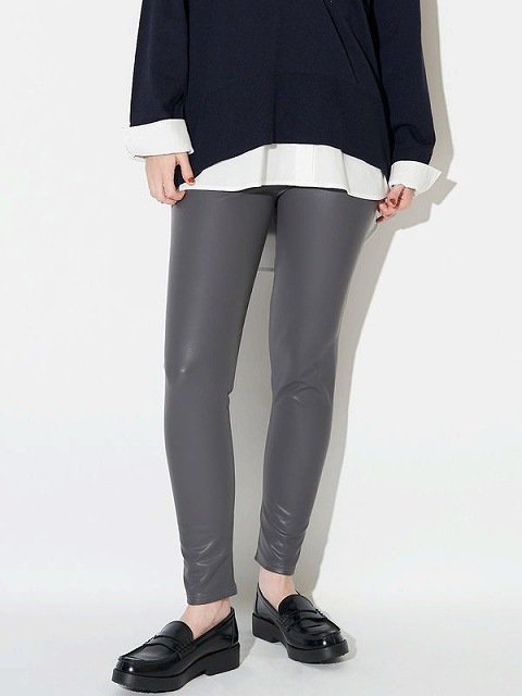 SALE30%OFF】ELENDEEK エレンディーク FAUX LEATHER LEGGINGS フェイク