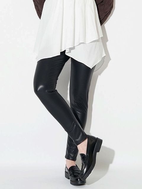 SALE40%OFF】ELENDEEK エレンディーク FAUX LEATHER LEGGINGS フェイク