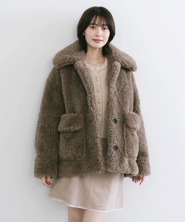 SALE40%OFF】COCODEAL ココディール ファーボアブルゾン 75619342