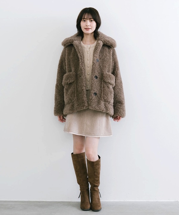 COCODEAL ファーボアブルゾン SALE30%OFF】COCODEAL ココディール ファーボアブルゾン 75619342