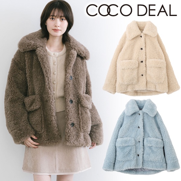 SALE40%OFF】COCODEAL ココディール ファーボアブルゾン 75619342