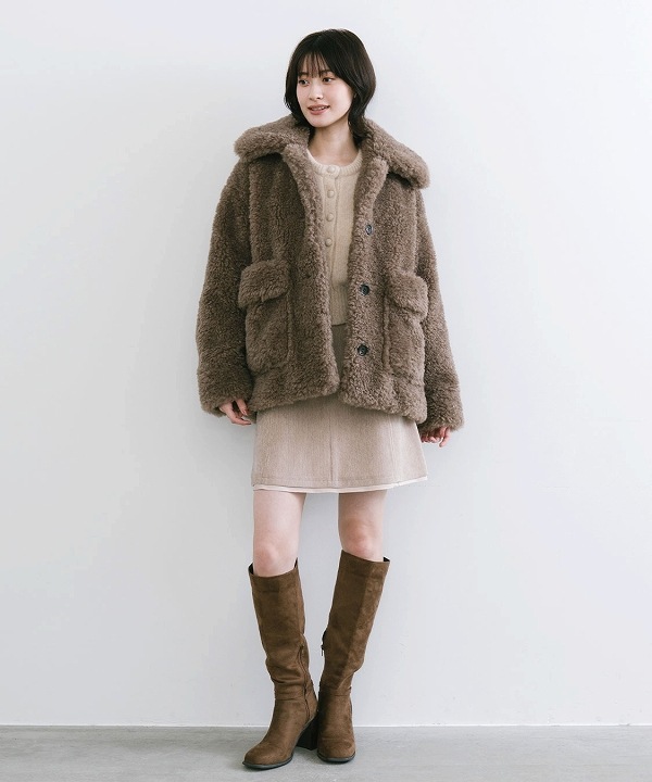 COCODEAL ファーボアブルゾン SALE40%OFF】COCODEAL ココディール ファーボアブルゾン 75619342