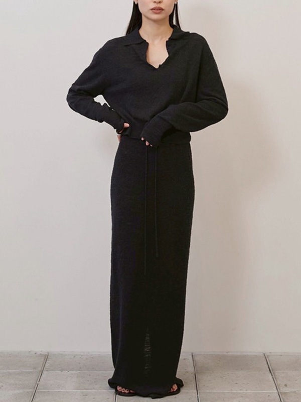 TODAYFUL �ȥ��ǥ��ե�  Layered  Polo Knit 12610508  /����󥻥������Բľ��� �������ˤ�15���ޤ�¨��ȯ��(���˰ʳ�)��