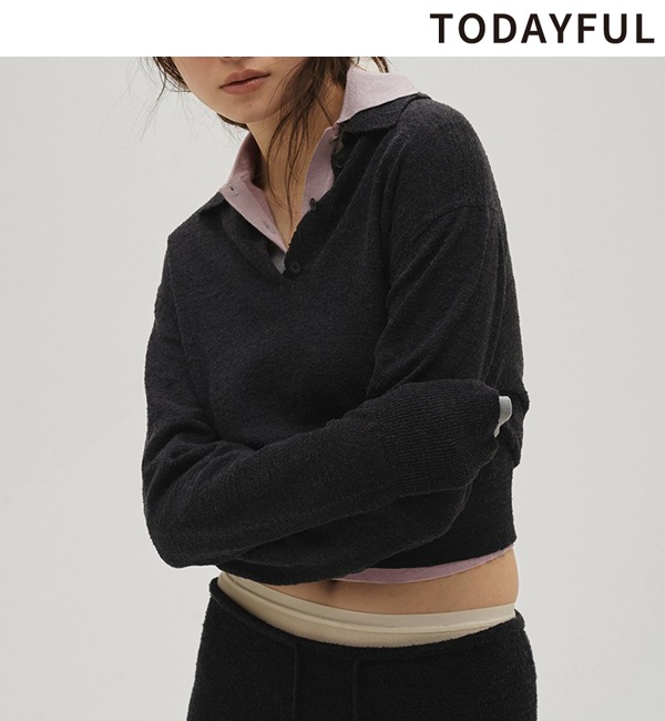 5日間限定10%OFF 5/18(月)まで】TODAYFUL トゥデイフル Layered Polo