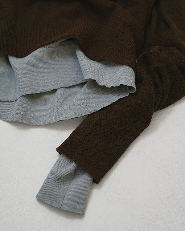 TODAYFUL �ȥ��ǥ��ե�  Layered  Polo Knit 12610508  /����󥻥������Բľ��� �������ˤ�15���ޤ�¨��ȯ��(���˰ʳ�)��