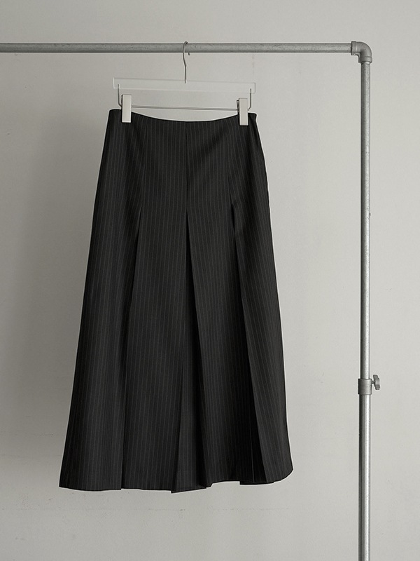 anuke ����̡��� Stripe Pleats Skirt 62620804 /����󥻥������Բľ��ʡ������ˤ�15���ޤ�¨��ȯ��(���˰ʳ�)��