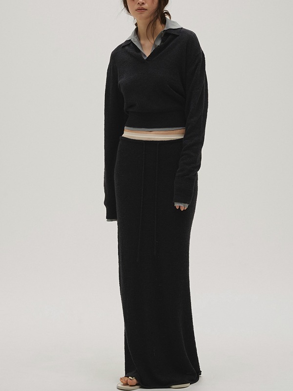 TODAYFUL �ȥ��ǥ��ե�  Miniboucle Knit Skirt 12610806  /����󥻥������Բľ��� �������ˤ�15���ޤ�¨��ȯ��(���˰ʳ�)��