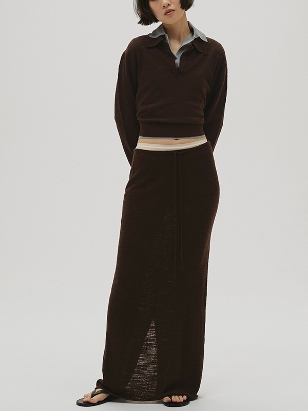 TODAYFUL �ȥ��ǥ��ե�  Miniboucle Knit Skirt 12610806  /����󥻥������Բľ��� �������ˤ�15���ޤ�¨��ȯ��(���˰ʳ�)��