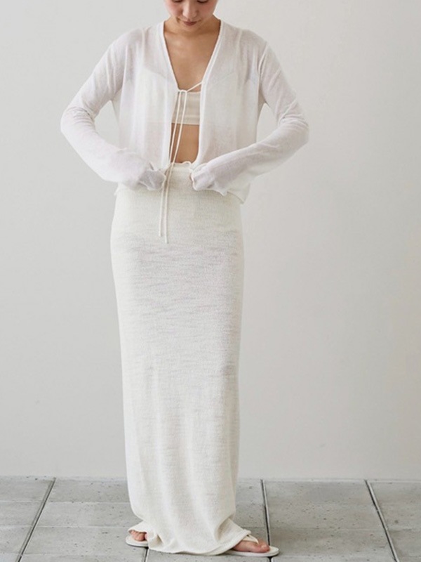 TODAYFUL �ȥ��ǥ��ե�  Miniboucle Knit Skirt 12610806  /����󥻥������Բľ��� �������ˤ�15���ޤ�¨��ȯ��(���˰ʳ�)��