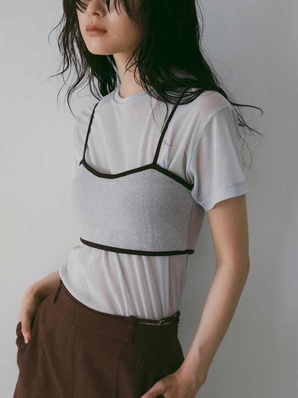 ��5���ָ���10%OFF 5/18(��)�ޤǡ�anuke ����̡���  Sheer Tulle T-Shirts 62610633  �ͥ��ݥ�����̵�� /����󥻥������Բľ��� �������ˤ�15���ޤ�¨��ȯ��(���˰ʳ�)��