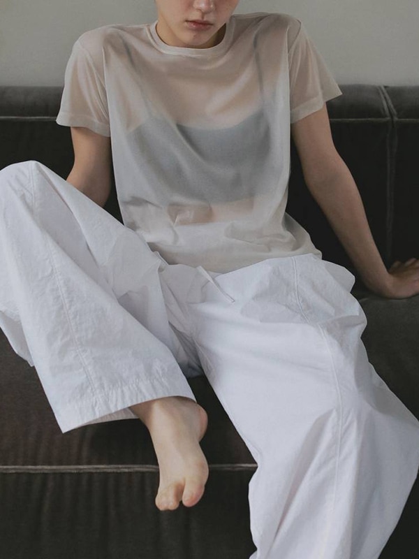 ��5���ָ���10%OFF 5/18(��)�ޤǡ�anuke ����̡���  Sheer Tulle T-Shirts 62610633  �ͥ��ݥ�����̵�� /����󥻥������Բľ��� �������ˤ�15���ޤ�¨��ȯ��(���˰ʳ�)��