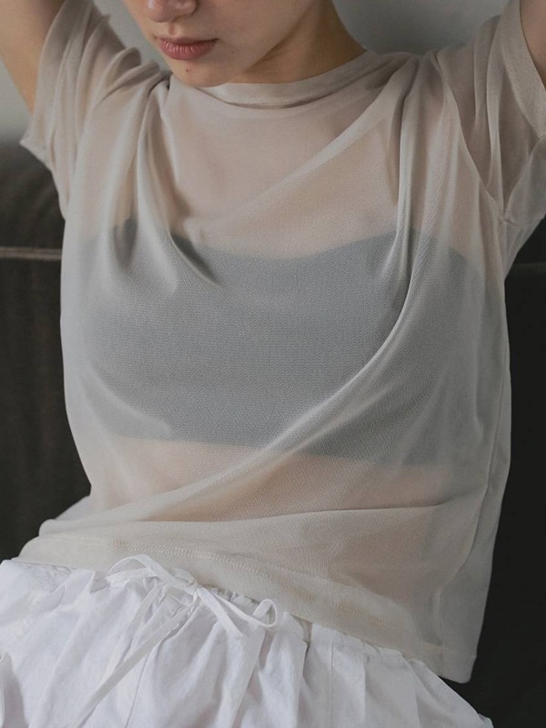 ��5���ָ���10%OFF 5/18(��)�ޤǡ�anuke ����̡���  Sheer Tulle T-Shirts 62610633  �ͥ��ݥ�����̵�� /����󥻥������Բľ��� �������ˤ�15���ޤ�¨��ȯ��(���˰ʳ�)��