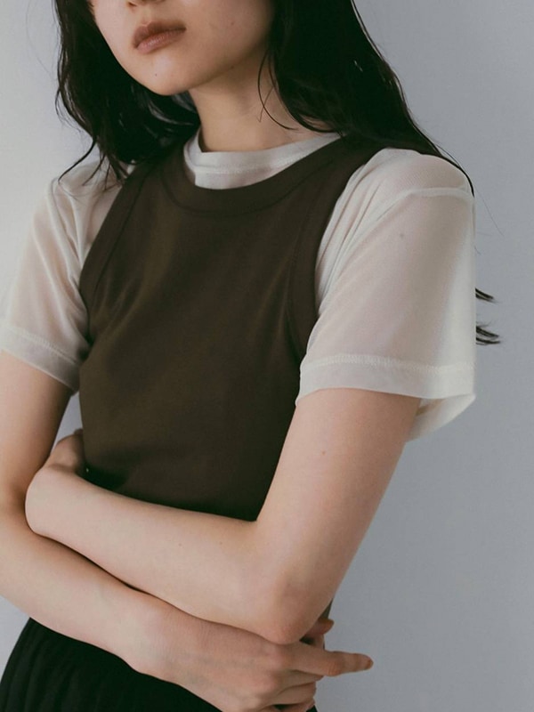 ��5���ָ���10%OFF 5/18(��)�ޤǡ�anuke ����̡���  Sheer Tulle T-Shirts 62610633  �ͥ��ݥ�����̵�� /����󥻥������Բľ��� �������ˤ�15���ޤ�¨��ȯ��(���˰ʳ�)��