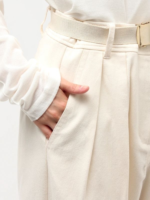 �ڴ��ָ���10%OFF��ELENDEEK �����ǥ�����  CHINO TUCKED PT ���Υ��å��ɥѥ�� 512610700801  /����󥻥������Բľ��� �������ˤ�15���ޤ�¨��ȯ��(���˰ʳ�)�� 