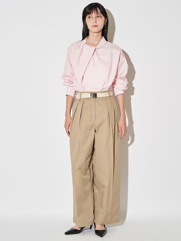 �ڴ��ָ���10%OFF��ELENDEEK �����ǥ�����  CHINO TUCKED PT ���Υ��å��ɥѥ�� 512610700801  /����󥻥������Բľ��� �������ˤ�15���ޤ�¨��ȯ��(���˰ʳ�)�� 