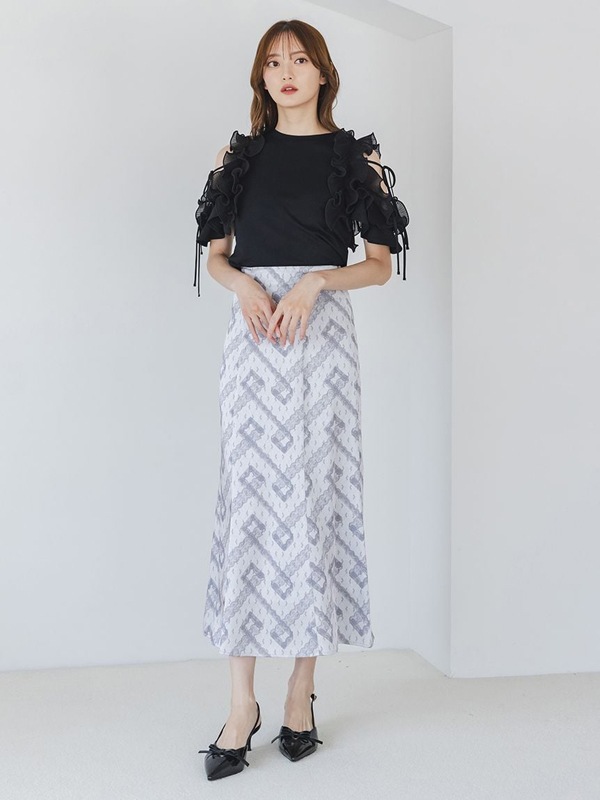 ��SALE50%OFF��SNIDEL ���ʥ��ǥ�  �ץ꡼�ĥե�륫�åȥץ륪���С� SWCT254128 /����󥻥������Բľ��ʡ������ˤ�15���ޤ�¨��ȯ��(���˰ʳ�)��