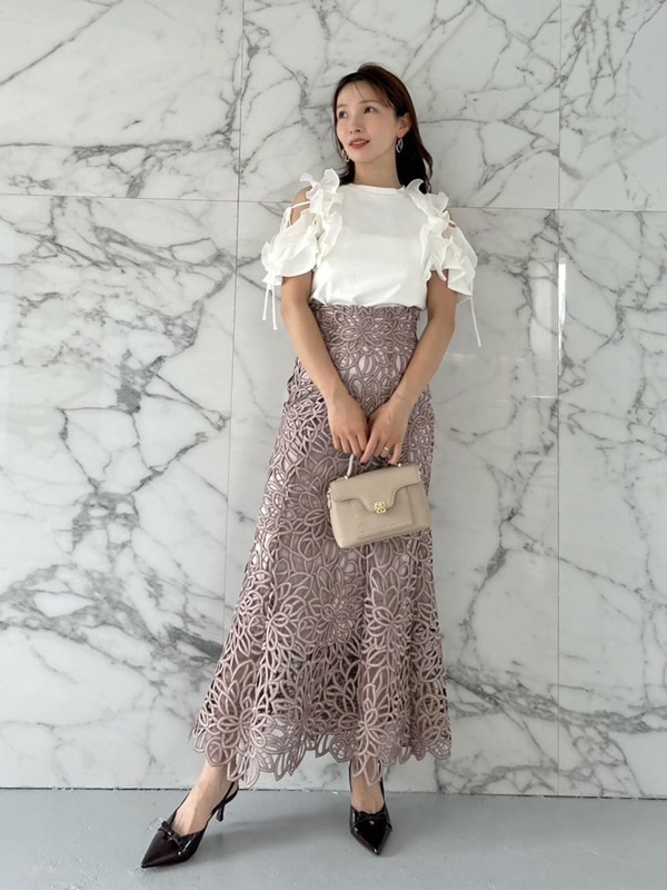 ��SALE50%OFF��SNIDEL ���ʥ��ǥ�  �ץ꡼�ĥե�륫�åȥץ륪���С� SWCT254128 /����󥻥������Բľ��ʡ������ˤ�15���ޤ�¨��ȯ��(���˰ʳ�)��