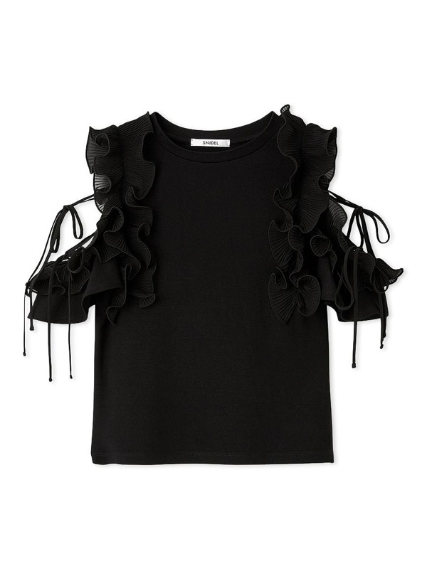 プリーツフリルカットプルオーバー SALE40%OFF】SNIDEL スナイデル プリーツフリルカットプルオーバー